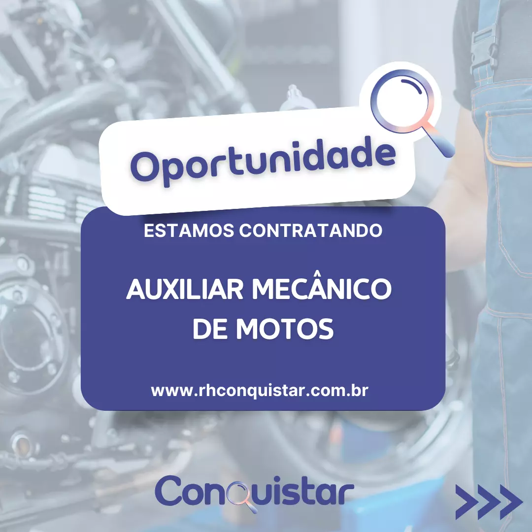 AUXILIAR MECÂNICO DE MOTOS